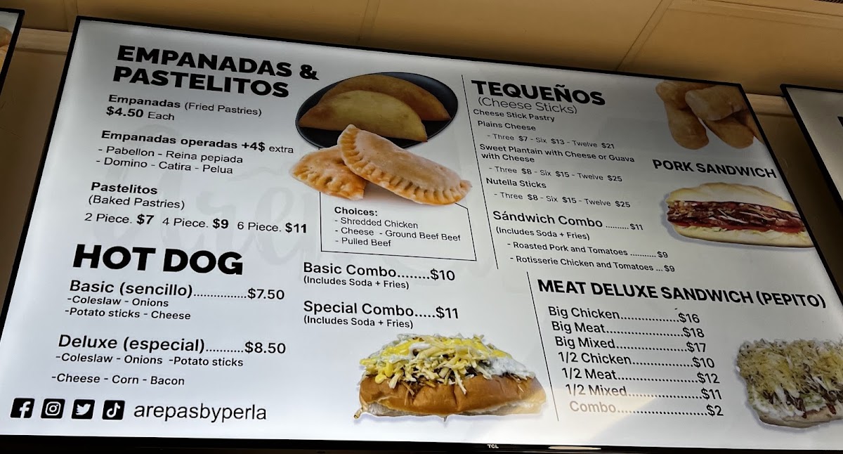 Arepas by perla Menu - Image 2